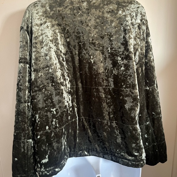 Sanctuary zip up velvet jacket - Picture 4 of 4